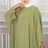 Ceyda Modest Abaya Green - Image 2