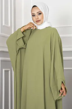 Alternative view of Ceyda Modest Abaya Green