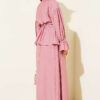 Flower Brooch Belted Tunic Set - Image 3