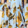 Floral Pattern Tiered Button Dress Blue - immagine 4