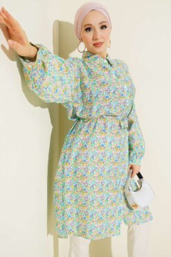 Floral Long Shirt Assorted 4