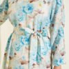 Floral Ruffled Belted Dress Baby Blue - Afbeelding 4