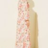 ⁦Floral Ruffled Belted Dress Pink⁩ - الصورة ⁦3⁩