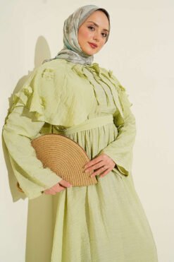 Vue alternative de Floral Baby Collar Belted Dress