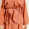 Double Ruffled Tie-Belted Modal Skirt Set - Imagen 4