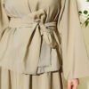 Double Gold Button Tencel Skirt Set Gold - Afbeelding 4