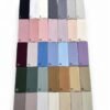 Miracle Hijab colour chart — 35 numbered wholesale colour swatches