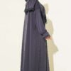 Lace Detailed Prayer Dress with Scarf – Image 3