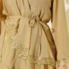 Lace Asymmetric Layered Dress – Image 4