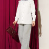 Lace Baby Collar Poplin Shirt Ecru - Afbeelding 2