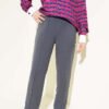 Slim Fit Waistband Trousers with Side Pockets