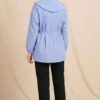 Nautical Collar Ribbed Tunic Blue - Afbeelding 3