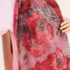 Patterned Aya Series Bamboo Crinkle Shawl - Image 4