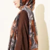 Patterned Aya Series Bamboo Crinkle Shawl – Bild 3
