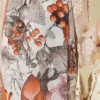 Patterned French Silk Scarf Camel - Imagen 4