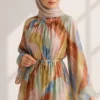 Patterned Tie Belt Dress Assortment 1 - Image 4
