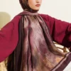 Patterned Liva Modal Crepe Shawl