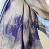 Patterned Liva Modal Crepe Shawl Navy Blue – Bild 4