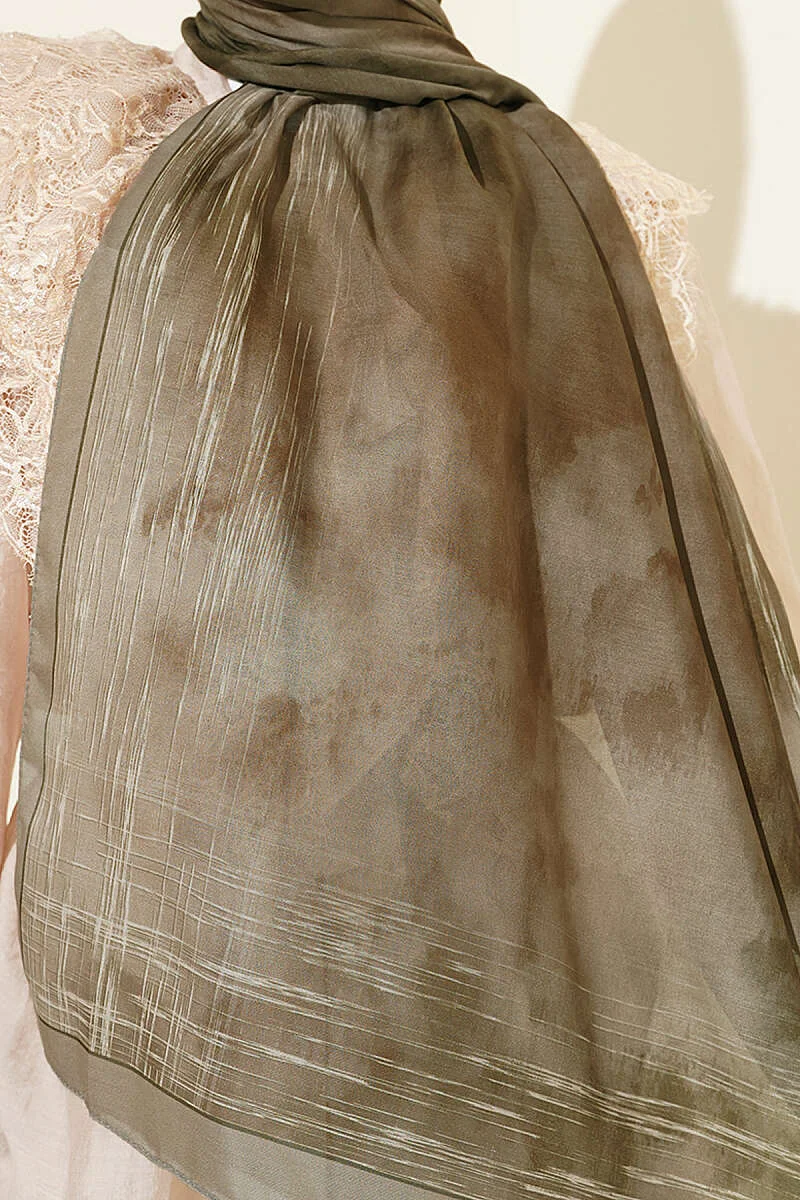 Marble Pattern Shawl Mink - Image 4
