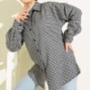 Plaid Stone-Embellished Shirt White