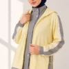 Striped Detail Sports Two-Piece Set Yellow - Afbeelding 2