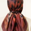 Striped Patterned Bamboo Scarf - Imagen 3