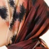 Striped Patterned Bamboo Scarf - Imagen 4