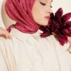 Striped Patterned Scarf - Image 2