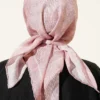 Striped Patterned Scarf Powder Pink - Afbeelding 3