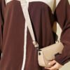 Skirt Brown wholesale clothing set view 4 - Hicabistan Turkey factory