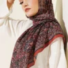 Ethnic Patterned Stripe Transition Scarf - Imagen 2