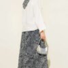 Ethnic Patterned Scarf and Skirt Two-Piece Set – Image 3