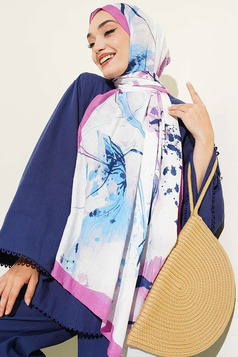Brushed Bamboo Crinkle Shawl – Image 2