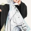 Brushed Bamboo Crinkle Shawl Mint