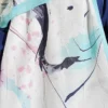 Brushed Bamboo Crinkle Shawl Turquoise – Bild 4