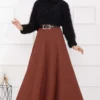 Ribbed Mevlana Skirt