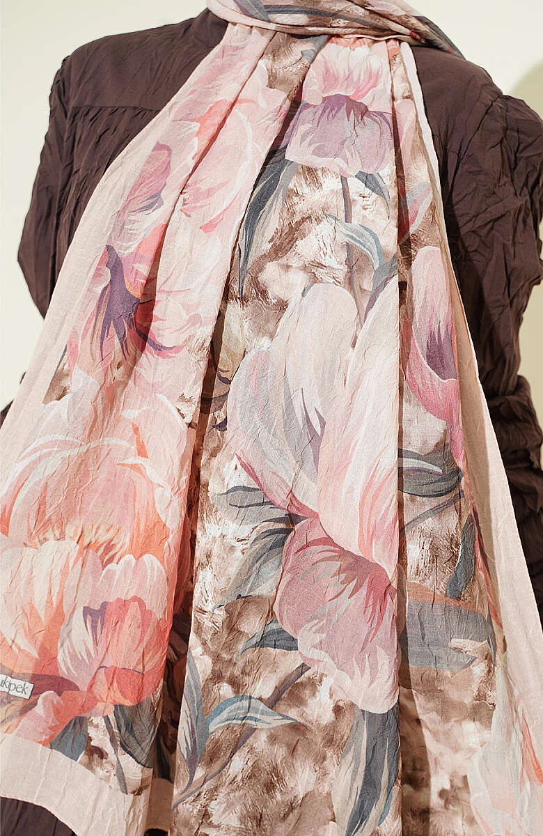 Bamboo Krash Shawl Stone - الصورة 4