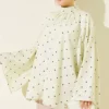 Oversized Tunic with Polka Dots