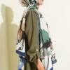 Geometric Floral Shawl - Afbeelding 3