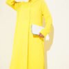 Hidden Placket Long Shirt Yellow - Imagen 2
