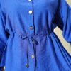 Gold Buttoned Waist Tunic Skirt Set Gold – Bild 4