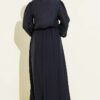 Gold Button Front Ruffled Skirt Set Gold - immagine 3