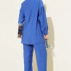 Gold Button Side Tie Two-Piece Set Gold - Afbeelding 3