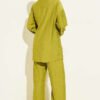 Gold Button Side Tie Two-Piece Set Gold – Image 3