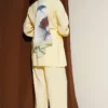 Floral Button Side Tunic Set Yellow - Afbeelding 3