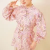 Paisley Pattern Tunic Pink