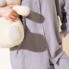 Shirt Collar Stitch Detail Two-Piece Set Grey – Image 4