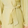 Rose Brooch Self-Belted Tunic - immagine 4