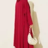⁦Basic Three-Piece Set with Cardigan Burgundy⁩ - الصورة ⁦3⁩