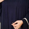 Cardigan Loose Three-Piece Set Navy Blue – Image 4